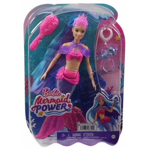 Кукла Mattel Barbie русалка Малибу mattel barbie игровой набор barbie малибу с аксессуарами gyg39