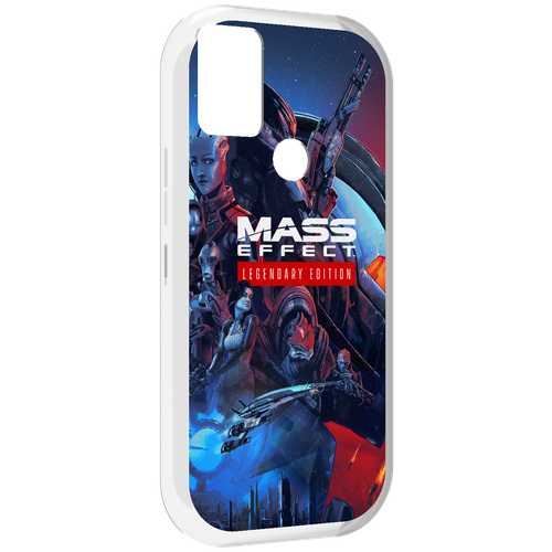 Чехол MyPads Mass Effect Legendary Edition для UMIDIGI A9 задняя-панель-накладка-бампер