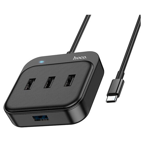 Хаб USB Hoco HB31 Type-C 1xUSB 30 3xUSB 20 20cm 6931474784926 154000₽