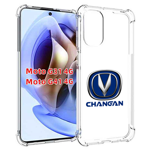 Чехол MyPads Changan-чанган мужской для Motorola Moto G31 4G / G41 4G задняя-панель-накладка-бампер