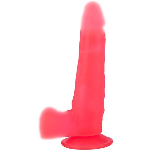 Купить Розовый фаллоимитатор с удлинённой мошонкой - 16, 5 см., LOVETOY (А-Полимер)