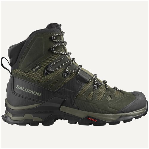 Ботинки Salomon QUEST 4 GTX, размер RU 42 UK 8.5 US 9, зеленый