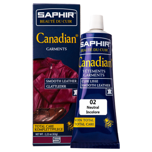 Бесцветный крем-воск для кожи Saphir Canadian