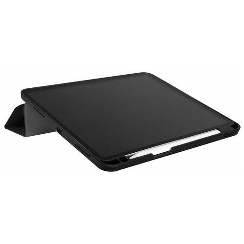 Чехол-книжка Uniq Transforma для iPad Pro 11 (3-го поколения) (2021), полиуретан, черный чехол книжка uniq ryze для ipad pro 11 air 10 9 черный