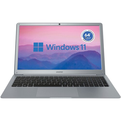 Ноутбук Digma EVE 15 P418 Celeron N4020C 4Gb eMMC128Gb Intel UHD Graphics 600 15.6