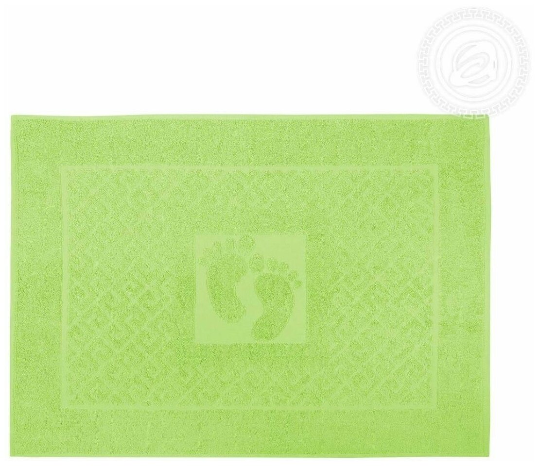 Махровое полотенце Ножки "АРТ Дизайн"; Светло-зеленый; Размер: 50 х 70