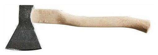 ASL / Топор хозяйственный с закругленным лезвием кованый 0,8 кг в сборе для валки деревьев, рубки толстых веток и колки дров - фотография № 2