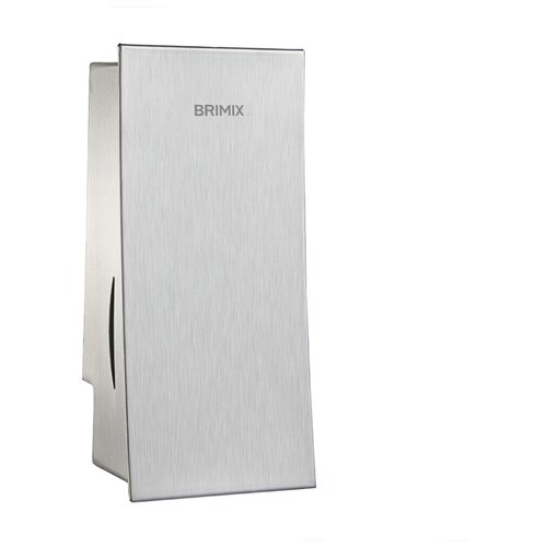 BRIMIX - Дозатор жидкого мыла настенный , из нержавеющей стали 201 , на 800 мл матовый хром 645