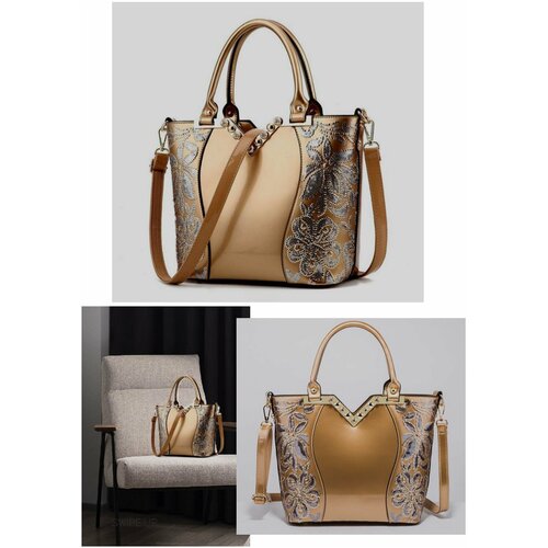 фото Сумка "gold" с вышивкой ручная работа