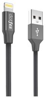 Кабель Dotfes USB - Lightning MFI (A01F) 1 м gold