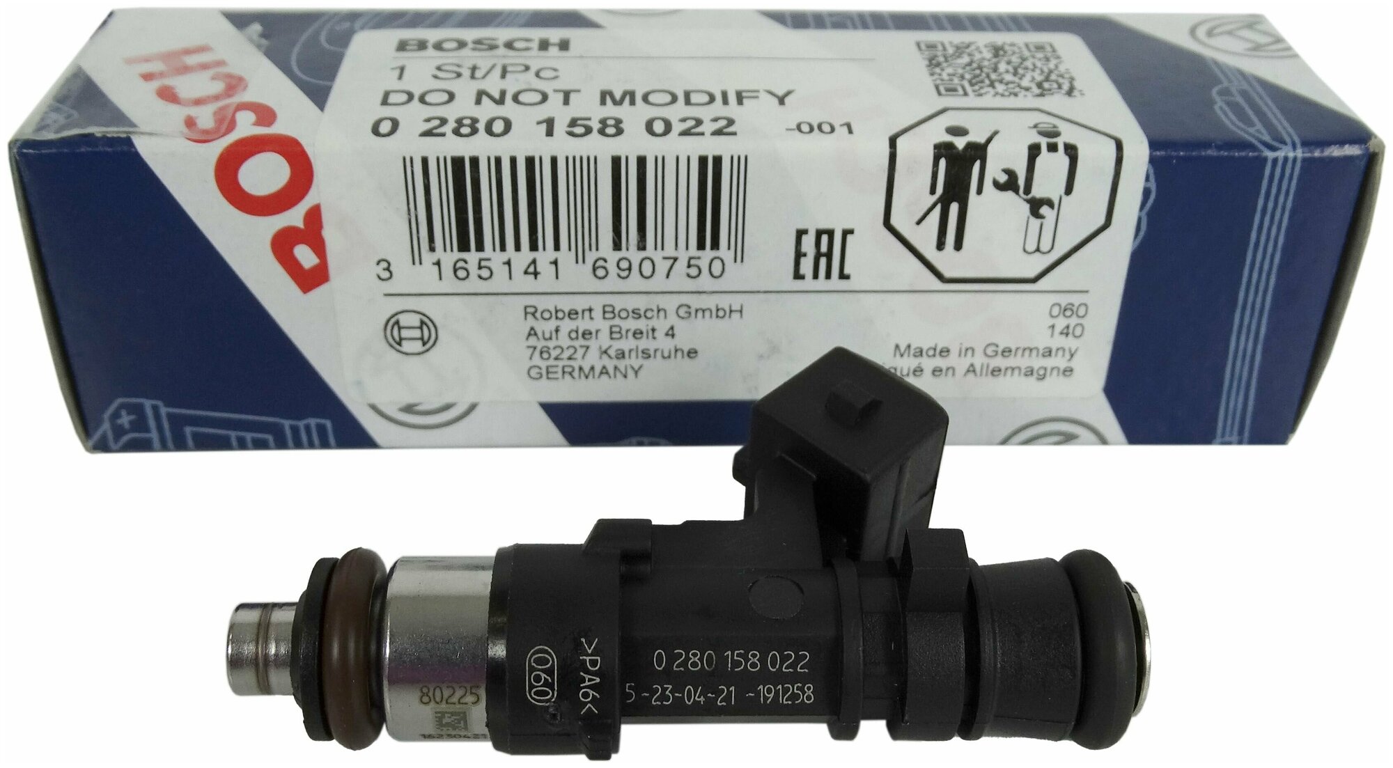 фото Топливная форсунка BOSCH 0 280 158 022