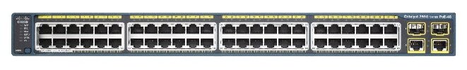 WS-C2960RX-48FPD-L Коммутатор Catalyst 2960-X 48 GigE PoE 740W, 2x10G SFP+,LAN Base,Russia