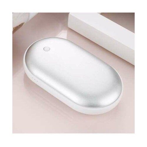 Грелка рук портативная Hand Warmer серебристый металлик 90000₽
