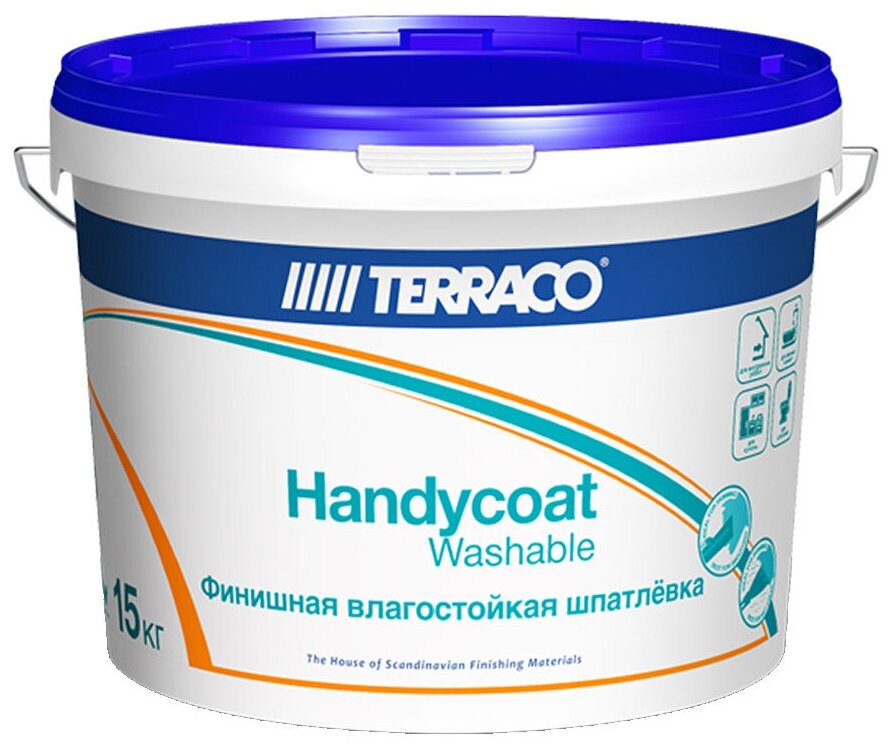 Шпатлевка финишная Terraco Handycoat Washable 15 кг