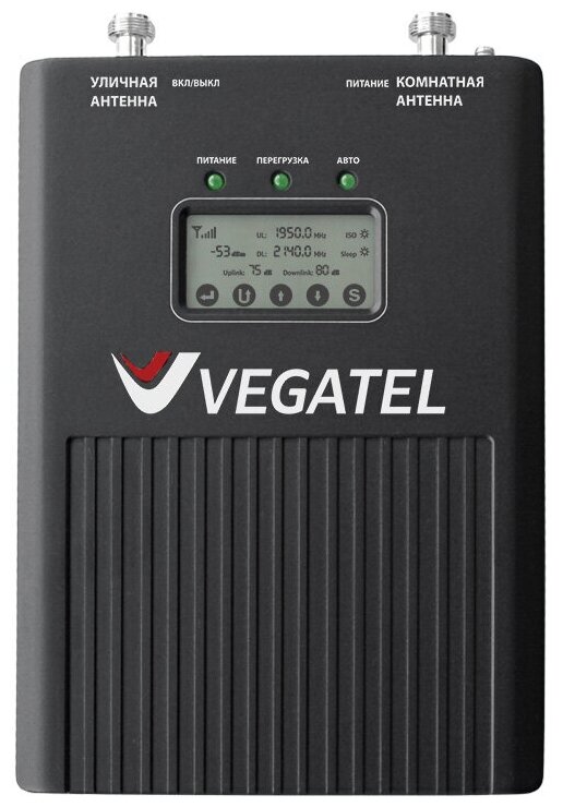 Репитер VEGATEL VT3-3G (S, LED)