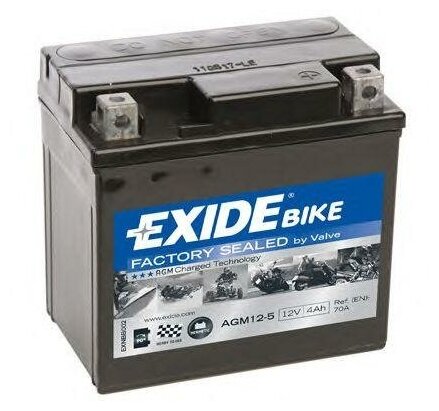 Exide1 EXIDE Аккумулятор EXIDE AGM125
