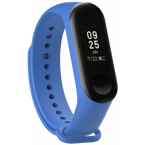 Ремешок Xiaomi Mi Band 3, Mi Band 4 силиконовый светло-синий