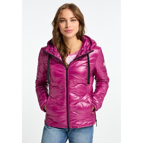 Куртка Frieda & Freddies, размер 38, фуксия, розовый женская стеганая куртка с капюшоном повседневная уличная куртка на молнии с карманами бархатная стеганая куртка без рукавов хлопковая бе