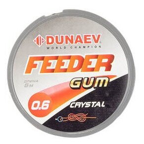 Dunaev Feeder Gum Clear 0.6mm (0.08-0.10)