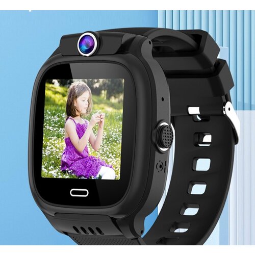 Детские смарт часы Умные часы для детей Детские часы с GPS Детские часы с функцией SOS сим карта 4G черный 239900₽