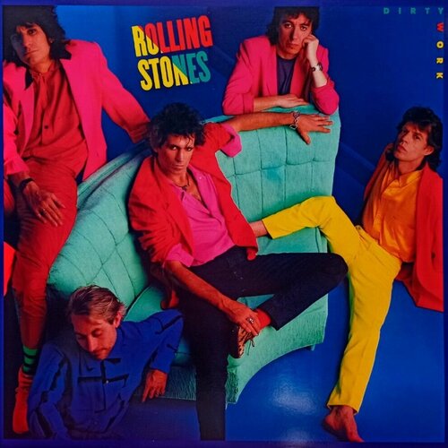 The Rolling Stones. Dirty Work (Holland, 1986) LP, NM