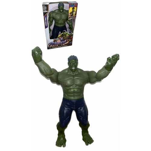 фото Игрушка мстители человек-паук, халк, hulk, 30 см. нет бренда