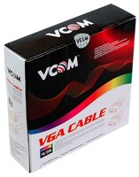 Удлинитель VCOM SVGA - SVGA (VVG6460) 10 м черный