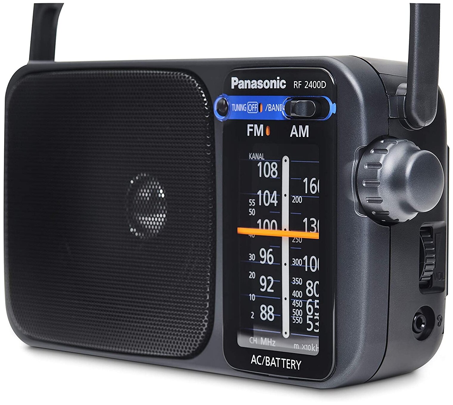 Радиоприемник Panasonic RF-2400DEE-K - фото №3