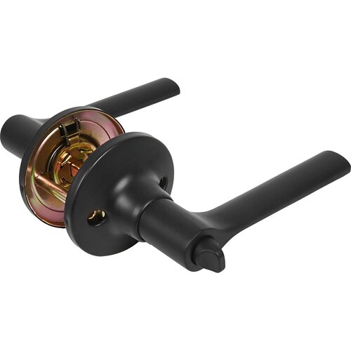 Дверные ручки-защелки 8083-03-BLM, без запирания, цвет черный