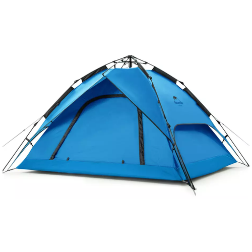 Палатка Naturehike 4-местная, быстросборная, синяя палатка naturehike 4 местная быстросборная синяя