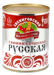 Звениговский Свинина тушеная Русская, 338 г