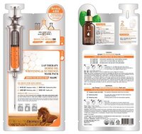 Deoproce Маска-сыворотка Lap Therapy Horse Oil Whitening & Nutrition Ampoule Mask Pack 25 мл саше