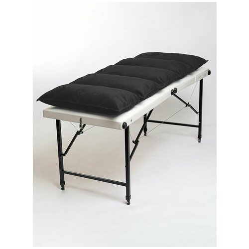 Матрас /анатомический матрас на кушетку для наращивания ресниц, Masscomplekt, черный