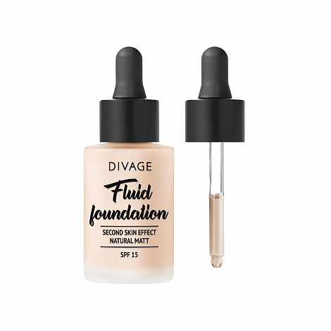 Divage Fluid Foundation Тональный крем-флюид для лица , Тон 01w