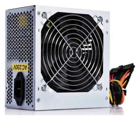 Блок питания ATX Foxline FL500S 500Вт, NOPFC, 120FAN, 3xSATA, 2xPATA, 1xFDD, 1xPCI-E, 24+4