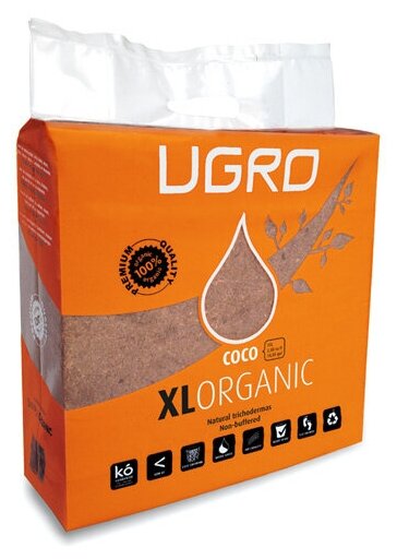 Кокосовый субстрат UGro XL Organic 70 л (не требует промывки)