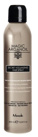 Nook Magic Arganoil лак для волос Secret Volumizing, слабая фиксация, 400 мл