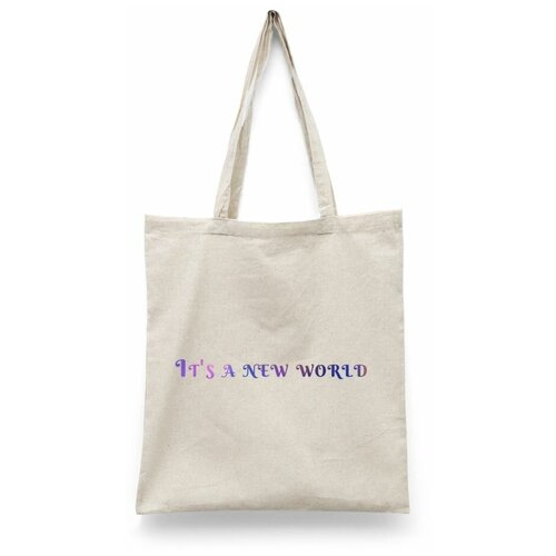 фото Сумка шоппер каждому своё, бежевый