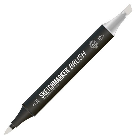 Маркер Sketchmarker Brush двухсторонний на спирт.основе цв.TG8 Тонированный серый 8