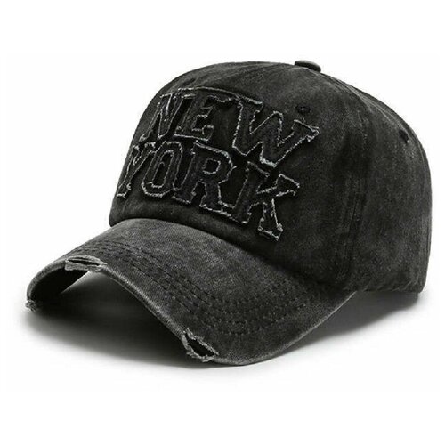 Бейсболка CityFOX, размер 52-60, серый, черный
