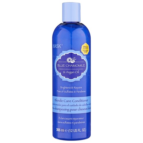 фото Hask кондиционер Blue Chamomile & Argan Oil Blonde Care, 355 мл