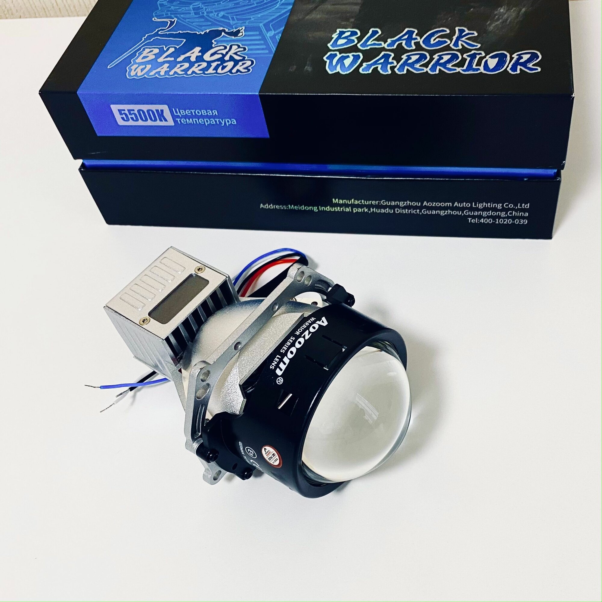 Светодиодные би линзы Bi-LED AOZOOM Black Warrior 3.0 5600K NEW 2022 — фото 18