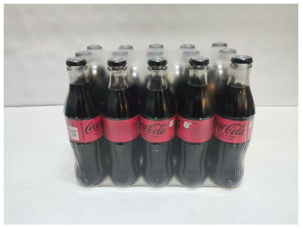 Coca-Cola ZERO, 15 шт 0.33 л, стекло, Напиток газированный Кока-Кола Зеро - фотография № 8