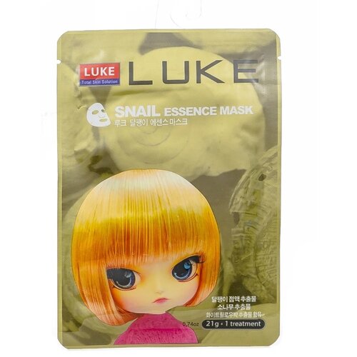 Купить LUKE маска с экстрактом слизи улитки Snail Essence Mask, 21 г