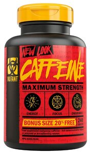 Фото Предтренировочные комплексы для спортсменов Mutant Core Series Caffeine 240tabs