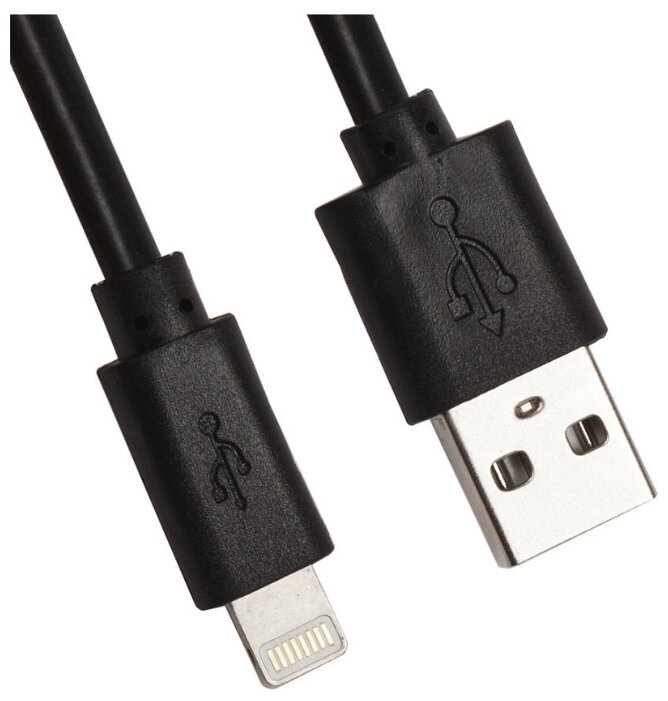 Кабель Liberty Project USB - Lightning 3 м черный фото 1