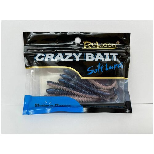 Силиконовая приманка Rubicon Crazy Bait Сине-Белый 352₽