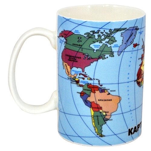 Кружка Карта мира CHY018-WMAP, 400 мл