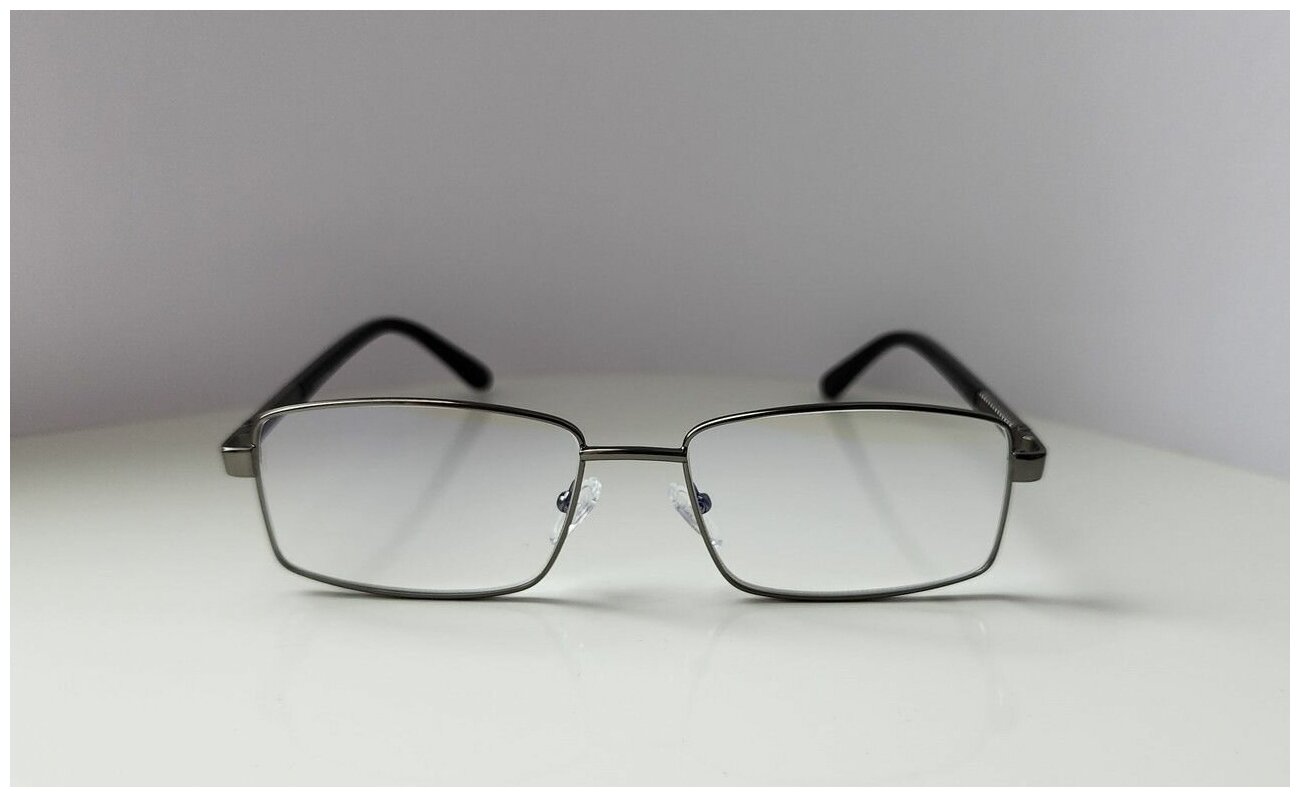 Готовые очки для зрения/антивандальные/антибликовые/корригирующие очки с диоптриями/мужские/очки для дали/для чтения /PD 62-64, диоптрии +4