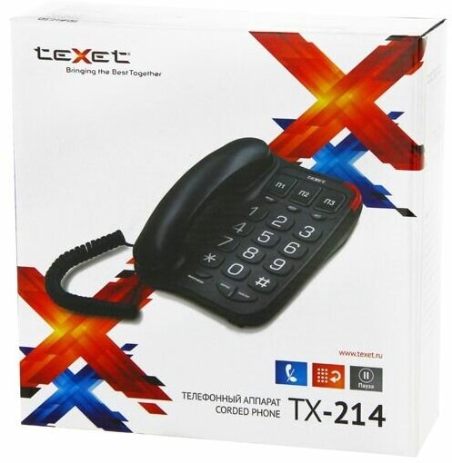 Телефон teXet TX-214